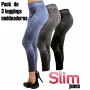 Slim Jeans, Pack de 3 leggings moldeadores  - LA TIENDA EN CASA - TELETIENDA - TELETIENDA EN CASA