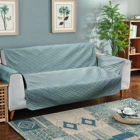 Couch Coat, Funda reversible Gris y Negro, Sofa Cover, Funda Reversible de  sofá
